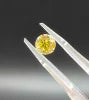Fancy Intense Yellow 1.52ct Round Brilliant Cut Lab Grown HPHT Diamond VS1 IGI Certified Excellent Jewelry Setting Diamond Stone