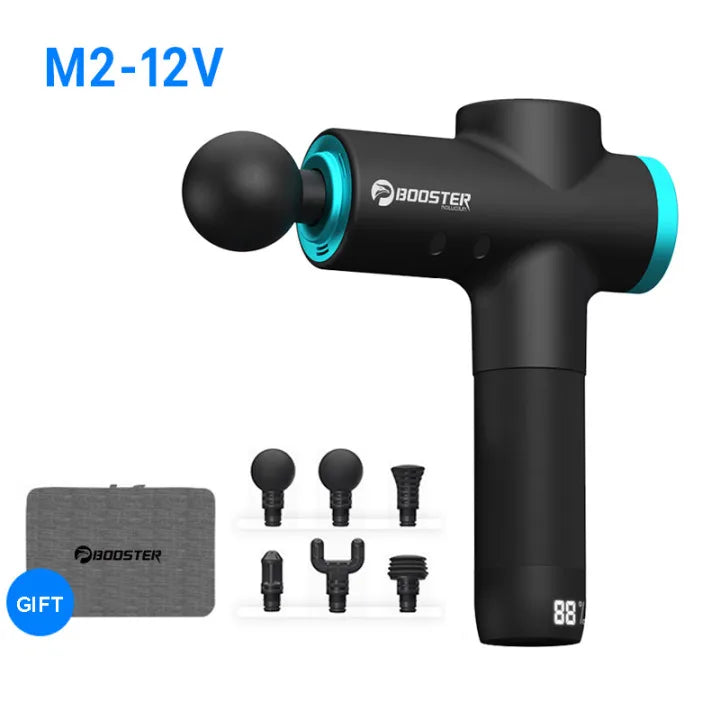 Deep Tissue Percussion Massage Gun - 12V Portable Rechargeable Device Fascia Gun 12V-M2 Poland Type C Charge Tidesmit