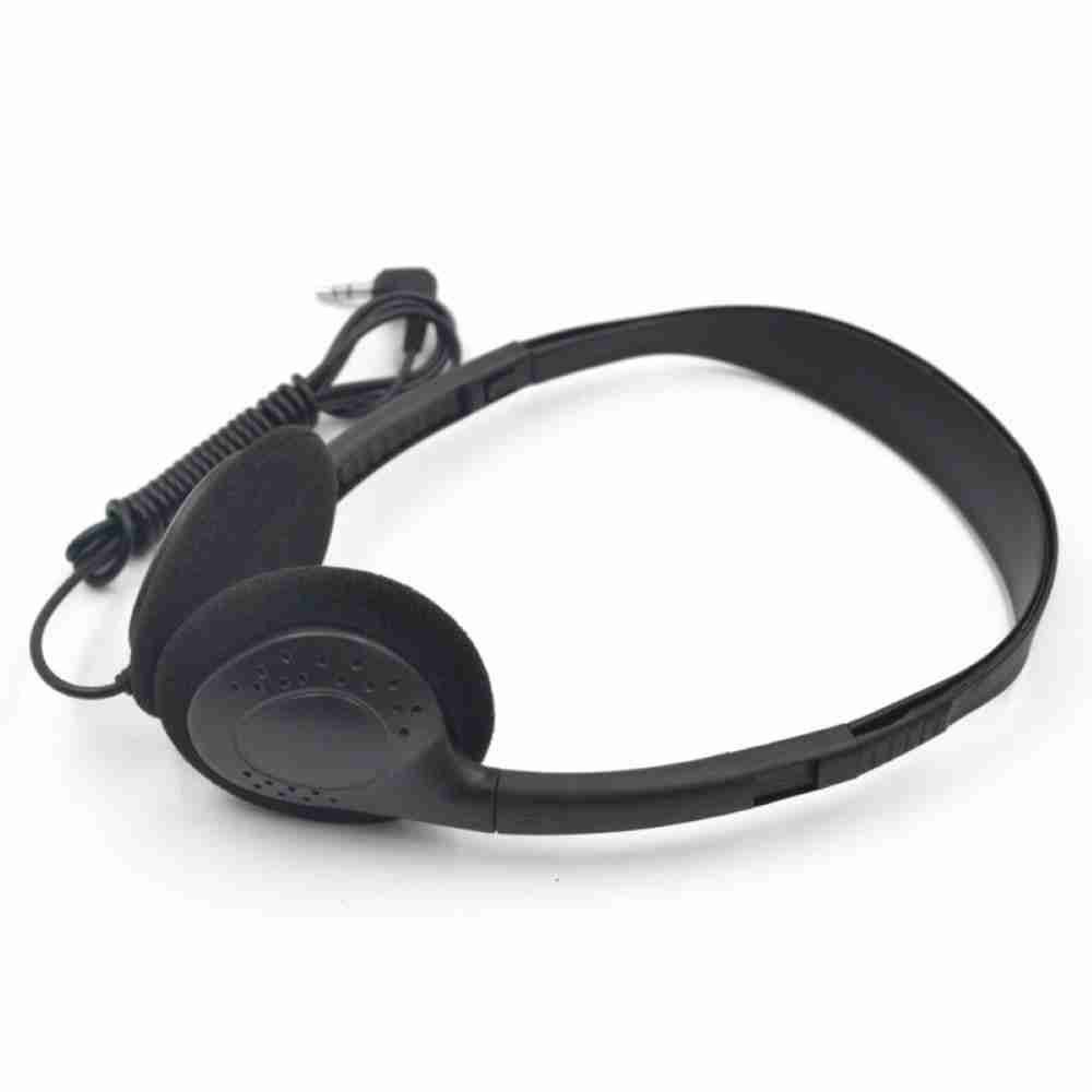 Wired Over-Ear Headphones with Microphone - 3.5mm Stereo Black Tidesmit