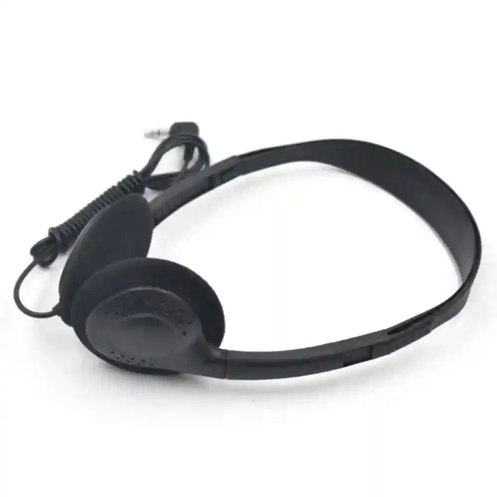 Wired Over-Ear Headphones with Microphone - 3.5mm Stereo Black Tidesmit