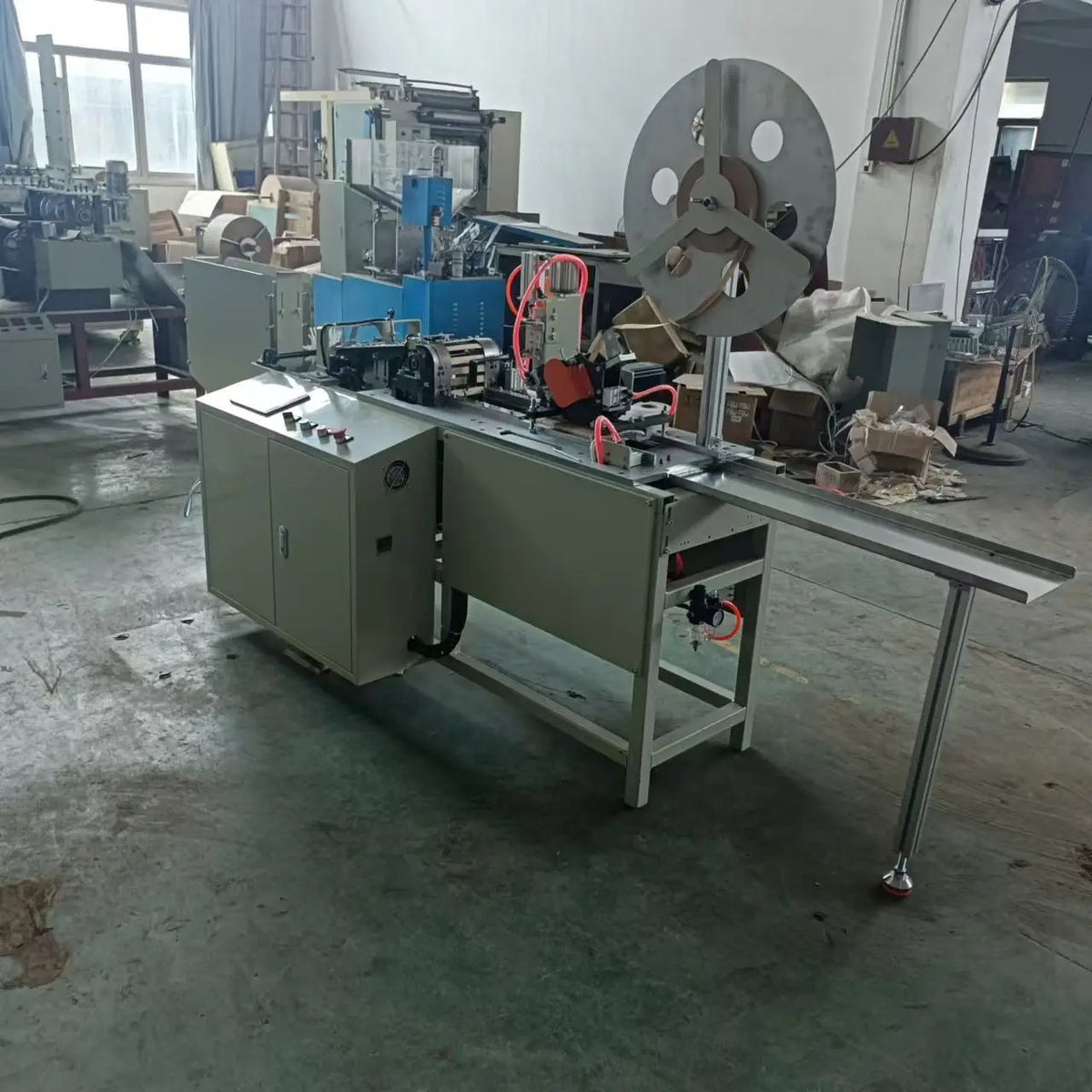 Small Business Counting Packaging Machine 114mm 93mm Ice Cream Stick Packaging Bulk Wooden Moulded Stick Bundling Machine