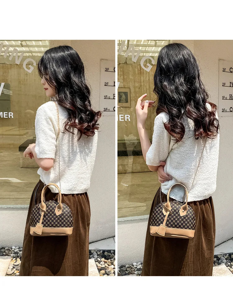 Wholesale Women Shoulder Bag Designer Luxury Zipper Chain Bag Ladies Fashion Trend Handbag Female Shell Across Bag for Daily Use