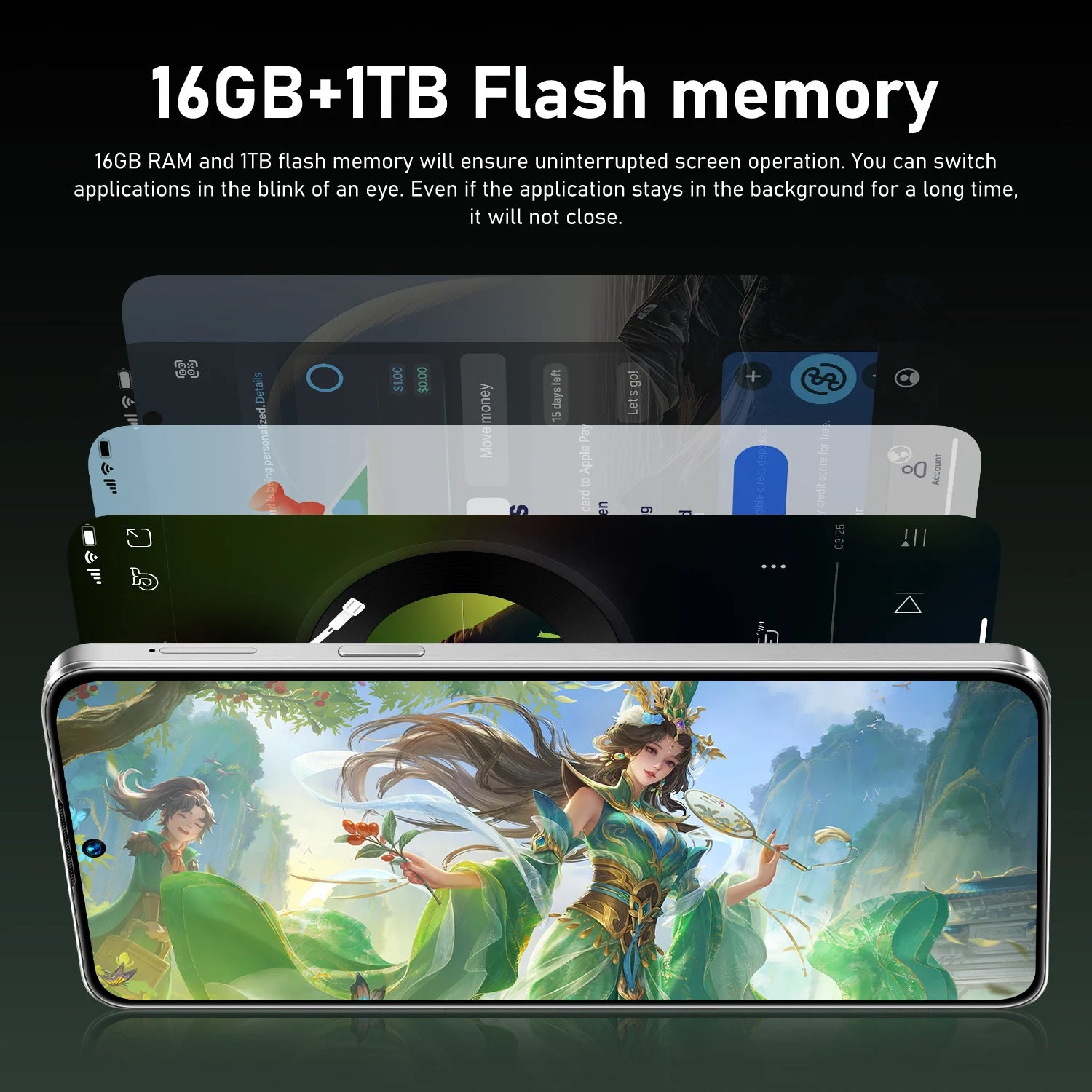 M17 Pro Max 7.3 inch 5G smartphone with 16GB RAM 1TB storage 108MP camera and 7000mAh battery view 18