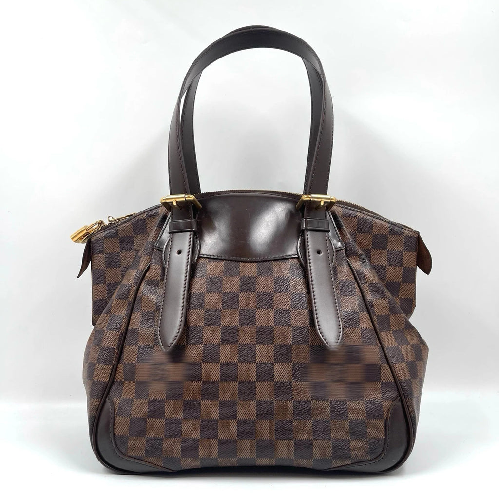 Luxury Vintage Second-hand Designer Handbags Wholesale - Layered Canvas Brown Shoulder Bag, Unisex for Men and Women