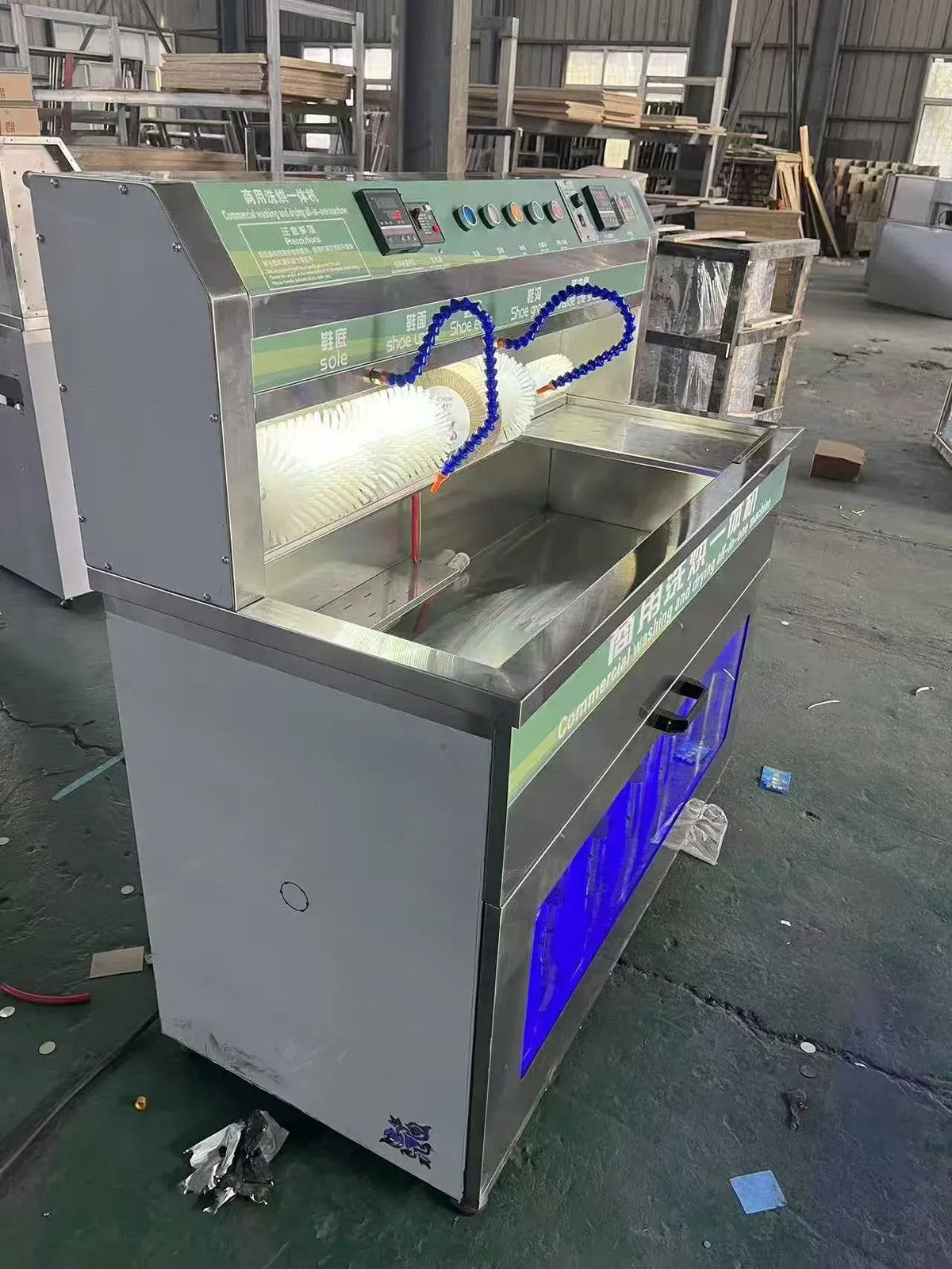 Commercial Boot Washing and Drying Machine with Intelligent Temp Control