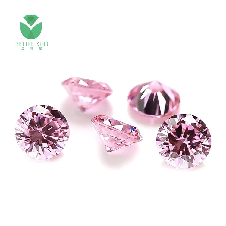 Fancy Color Lab Grown Loose Diamonds Polished Round Shape VS Clarity 0.3-3 Carat