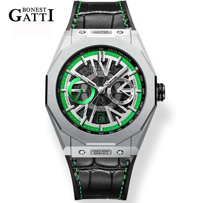Men Automatic Watch Mechanical Self Wind Watch Luxury Brand Wristwatches Mens Automatic Watch