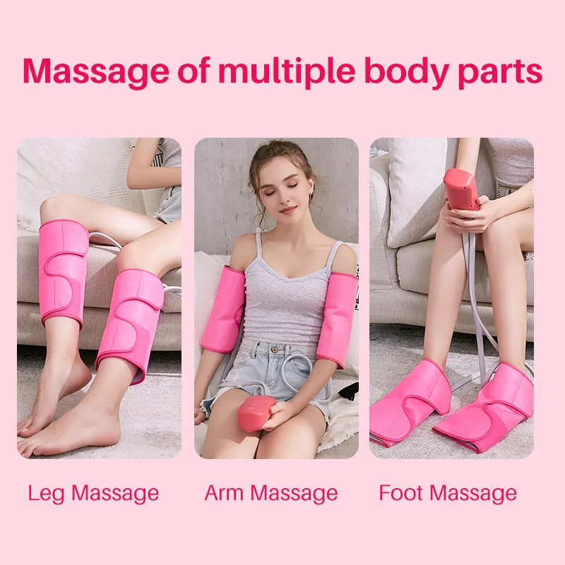 Leg Massager for Circulation - Air Compression Calf Relief Device Relaxation Treatment Tidesmit