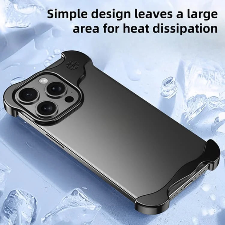 iPhone 16 Protective Shell Heat Dissipation Metal Corner Pad Screen Protector Tidesmit