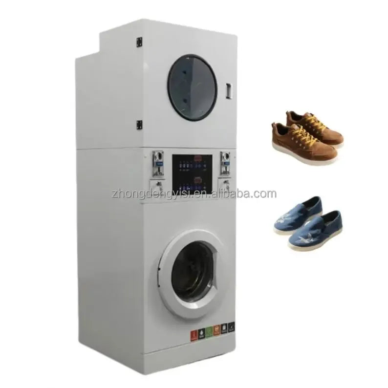 Commercial Shoe Washer Dryer Station with Coin-Operated Operation