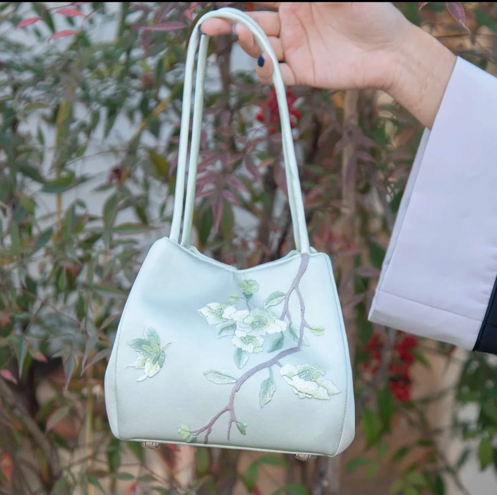 Classic Su Embroidery Fashion Handbag for Daily Use