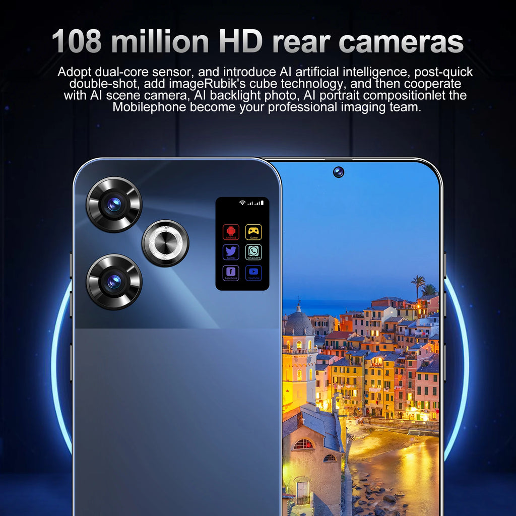 Tidesmit 5G Smartphone 16GB RAM 1TB AMOLED Display Unlocked Mobile Tidesmit