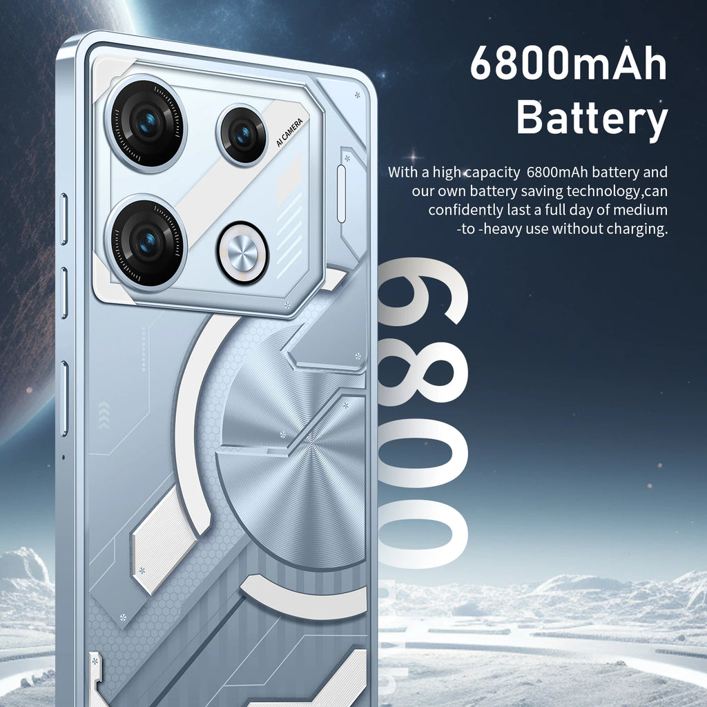 GT10 Pro Android Smart 5G Phone with 16GB RAM & 1TB Storage HighDef Screen - Tidesmit