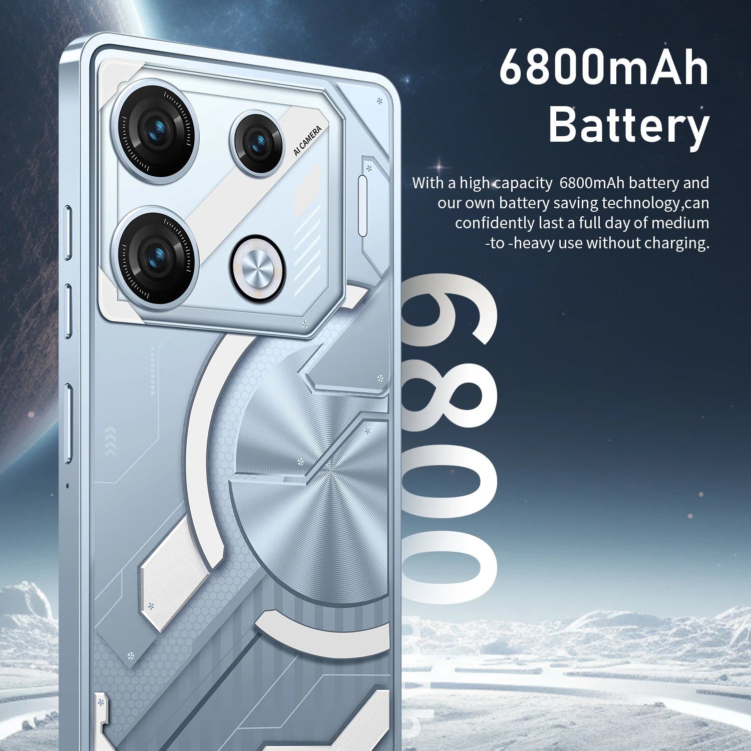 GT10 Pro Android Smart 5G Phone with 16GB RAM & 1TB Storage HighDef Screen - Tidesmit