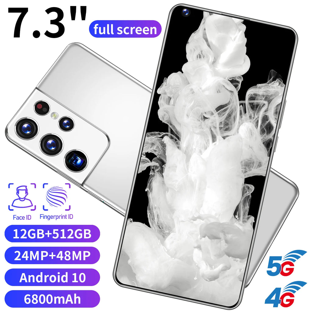 Hot Selling S25 ULTRA 12GB+512GB 6.7 Inch Phone Original Full Display Android 14.0 Mobile Cell Smart Phone - Tidesmit