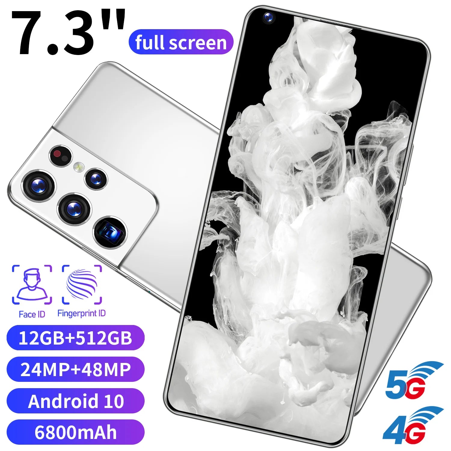 Hot Selling S25 ULTRA 12GB+512GB 6.7 Inch Phone Original Full Display Android 14.0 Mobile Cell Smart Phone - Tidesmit