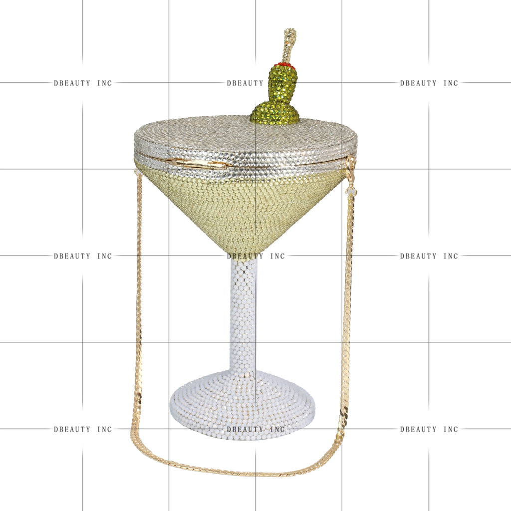 Chic Goblet Rhinestone Crystal Luxury Evening Clutch Diamond Bags Purses and Handbags for Women Formal Party Wedding Fashion