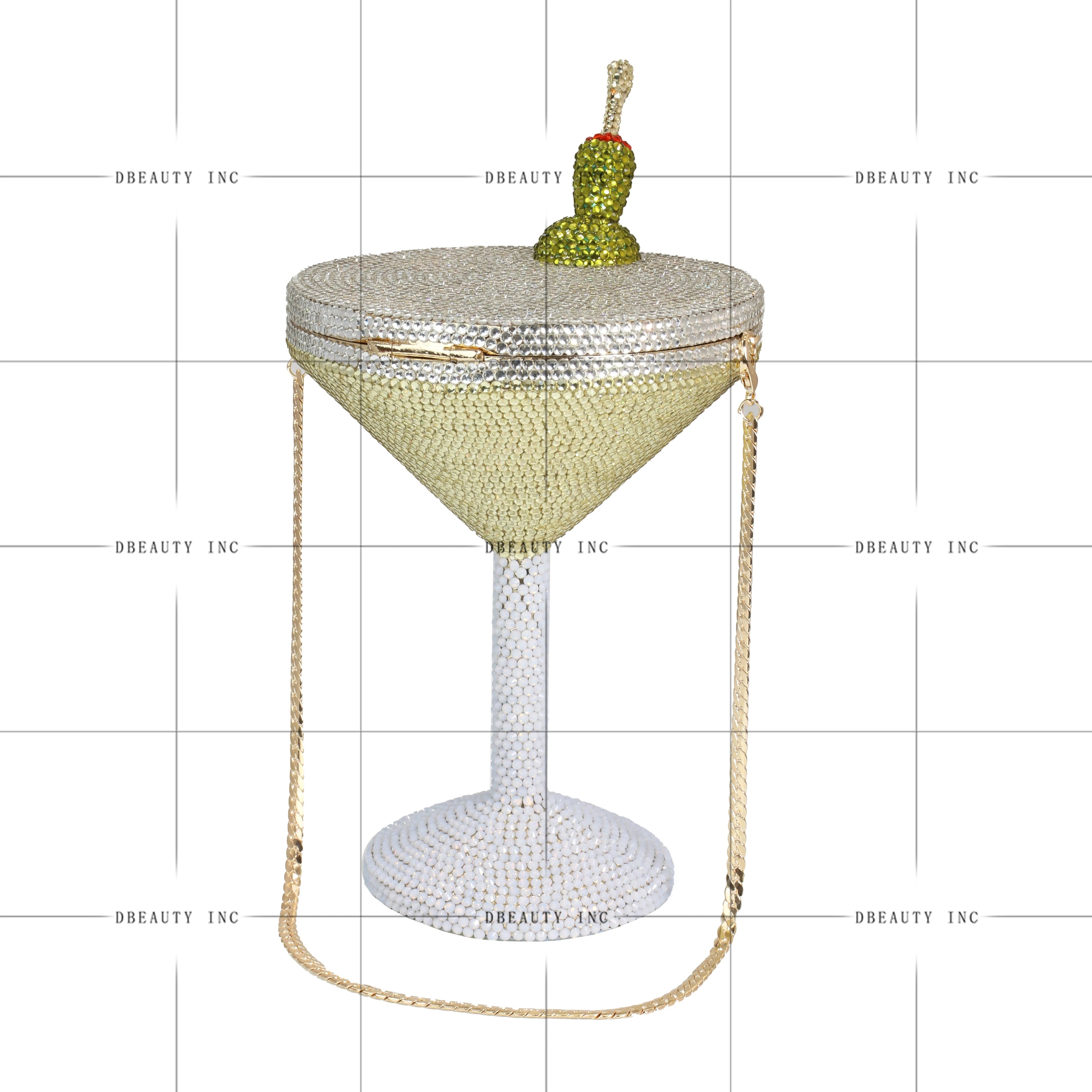 Chic Goblet Rhinestone Crystal Luxury Evening Clutch Diamond Bags Purses and Handbags for Women Formal Party Wedding Fashion