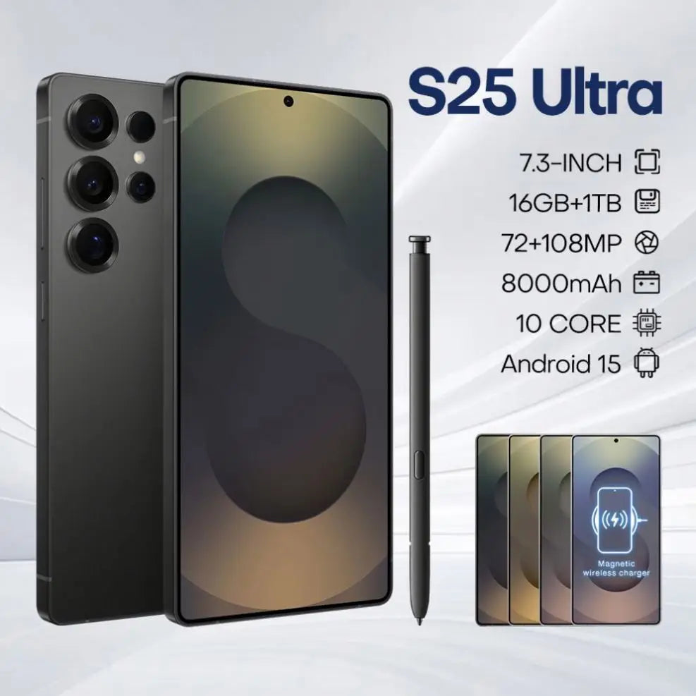 Close-up of S25 Ultra 5G smartphone showing precision build, metallic side buttons, and integrated stylus slot.