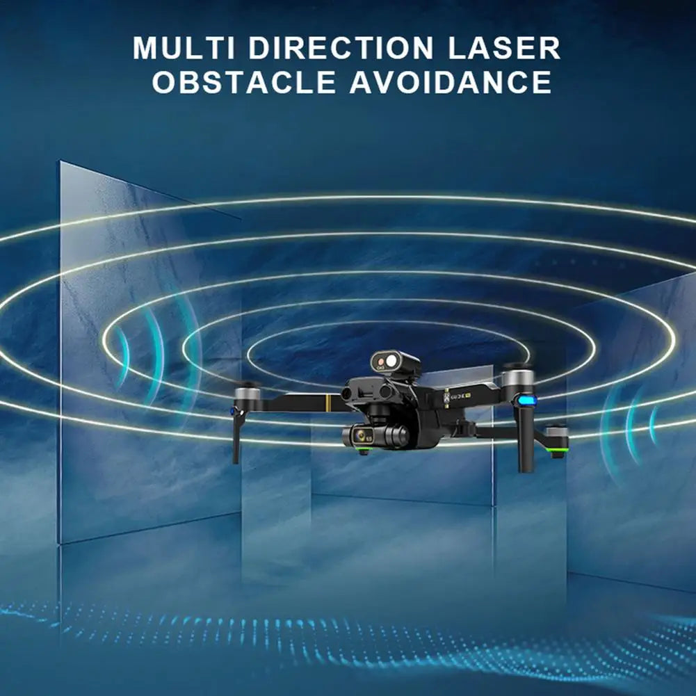 8K GPS Camera Drone with Obstacle Avoidance & Brushless Motor Tidesmit