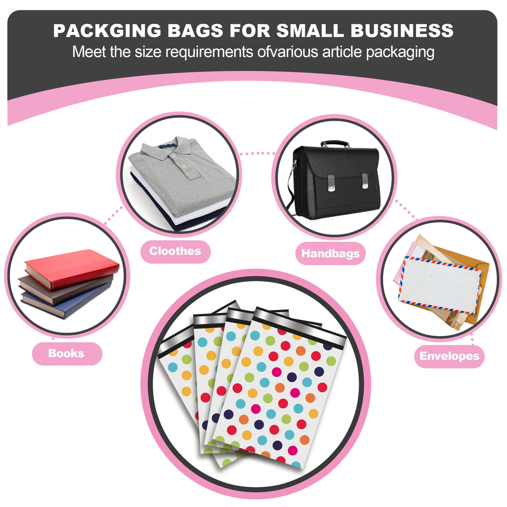 10x13-Inch Durable Waterproof Polyethylene Mailers 2-Day Shipping 5-Day Delivery Biodegradable Apparel Brands Material 2 Mil
