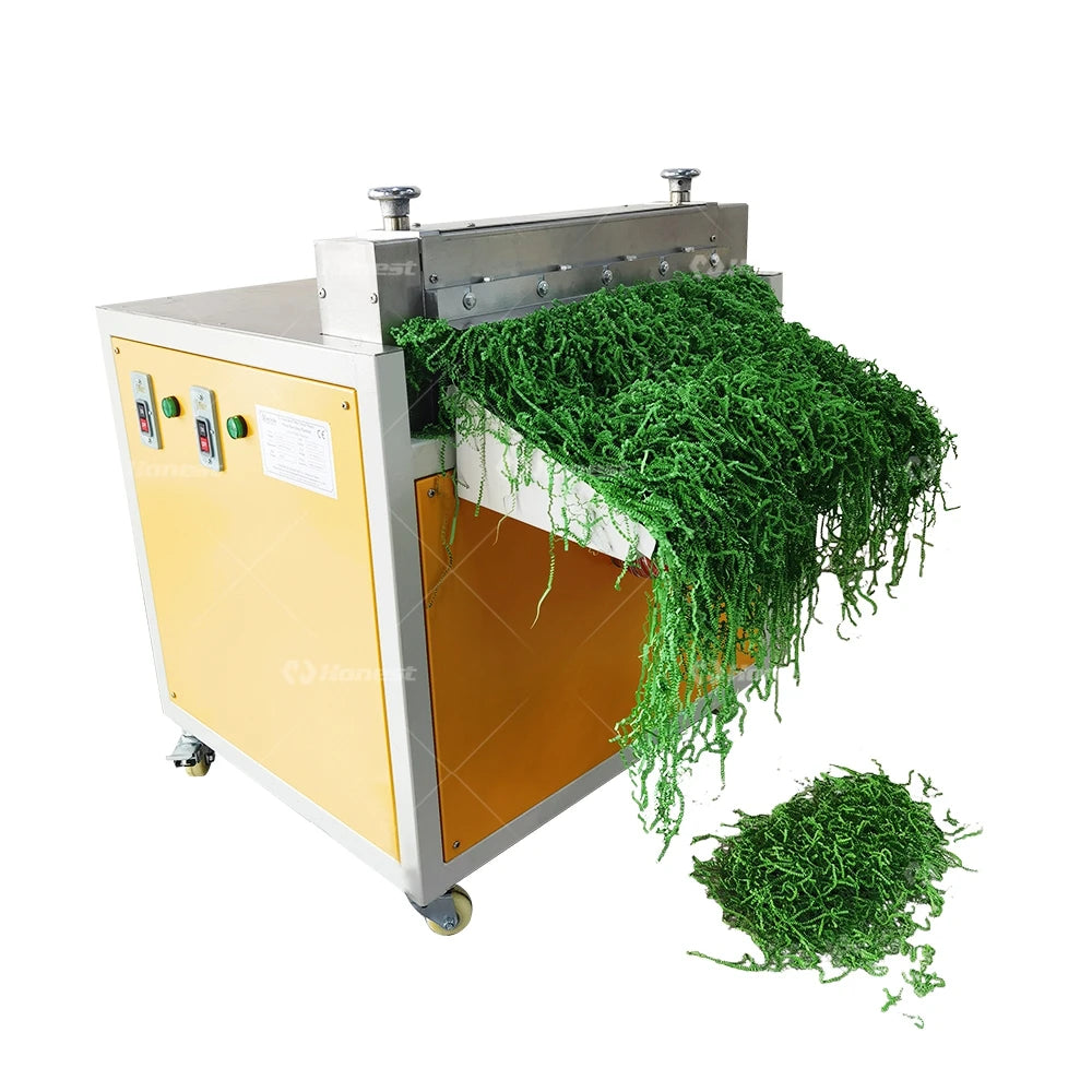 Semi-Automatic and Fully Automatic Paper Filament Machines Christmas Gift Filling Paper Filament Production Machines