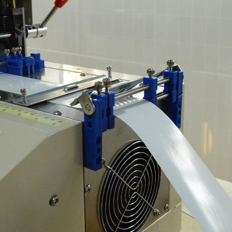 Small Computer Hot Cutting Nylon Polyester Webbing Strap Belt Automatic Elastic Cutting Machine