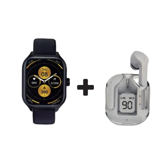 GAOKE 2024 Newest Arrival Earbuds 2in1 Smart Watch H09 Smartwatch with Earphone TWS Wireless Earbuds 2in1 Sport Watches for Men Tidesmit