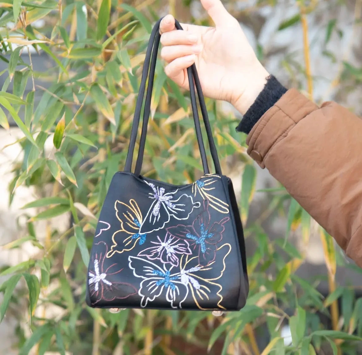 Classic Su Embroidery Fashion Handbag for Daily Use