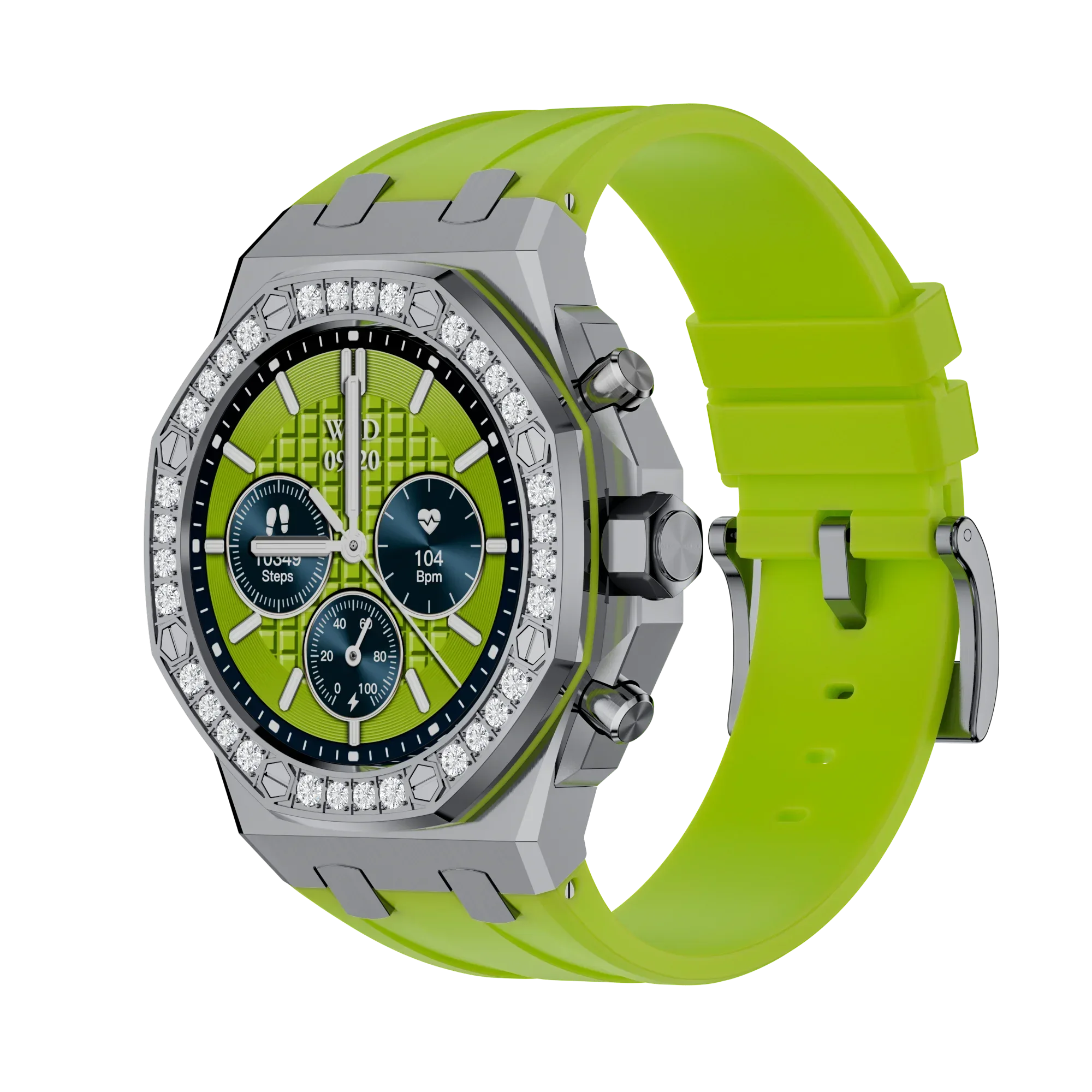 Wedtserha Classic Men's Business Smart Watch BT Call GPS Navigation Heart Rate Monitor Sports Fitness Tracker for AW47 - Tidesmit