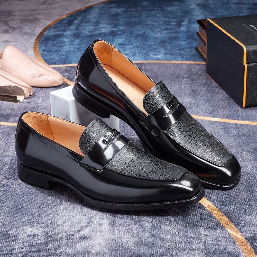 High Quality Fashion Men's Winter Shoes Luxury Genuine Leather Business Outsoles with Handmade Formal Leather Insoles