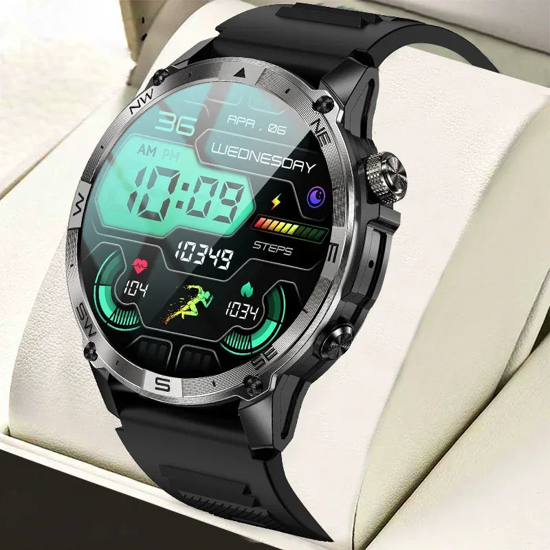VALDUS 1.43 Inch AMOLED Round Screen Waterproof IP68 Bluetooth Call Smartwatch NFC GPS Heart Rate Monitor VG40 PRO Smart Watch - Tidesmit