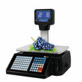 Digital weighing scale with LCD display and stainless platform