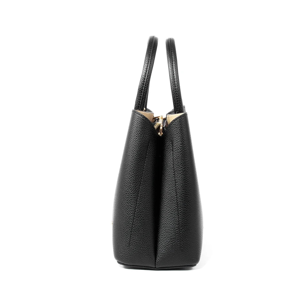 2025 Elegant Waterproof PU Leather Handbag for Women Large-capacity Luxurious Design Shoulder/Cross-body Bag Lightweight Durable