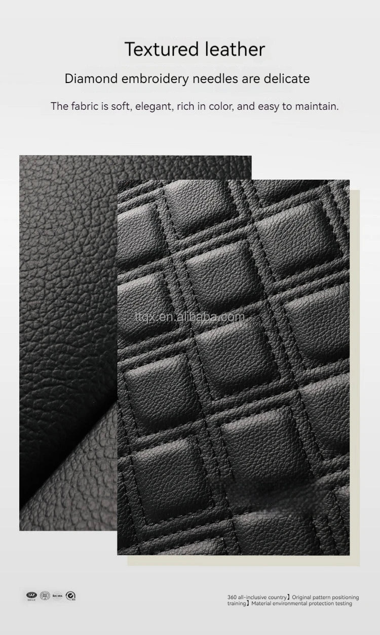 Customized Car Seat Covers Leather Car Accessories Waterproof Car Seat Protector 2018-2024 Full Set Luxury for Toyota Camry