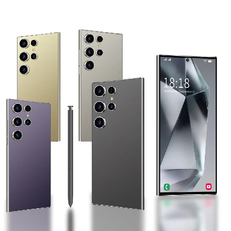 HIGH EQUIPMENT a FLASH SALE 5g Smart Phone with Best Camera Nfc 24 Ultra Android Smart Phone Pliable Android Smart Phones - Tidesmit