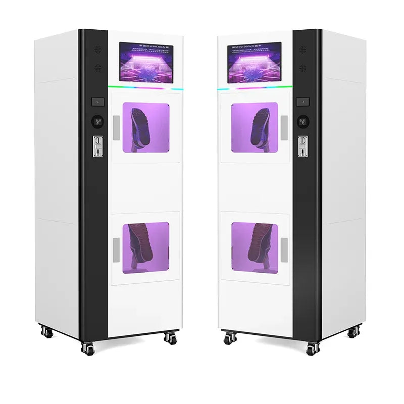 Commercial Shoe Washer Dryer with UVC and Ozone Disinfection