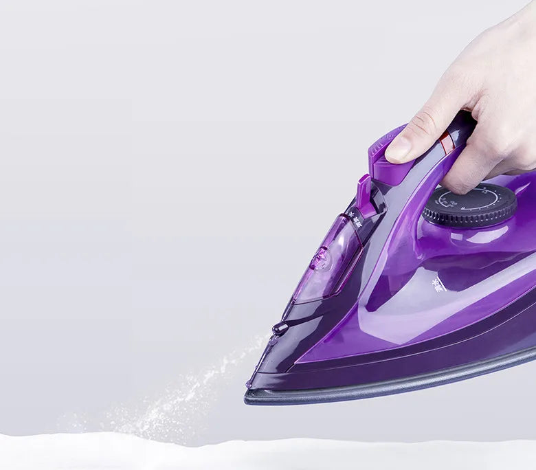 Tidesmit Lofans YD-012V cordless steam iron showing water tank and control settings for laundry garment care
