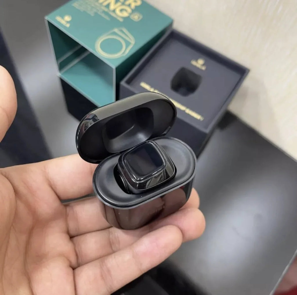 Zikr Ring M02 Metal Counter Muslim Smart Ring with Tasbih Azan Zikr Ring with Charging Case Tasbeeh Counter Tidesmit