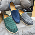 New Fashion Loafers Nubuck Crocodile Leather Shoes Men Office Business Formal Shoes Genuine Alligator Skin Italian Dress Shoes