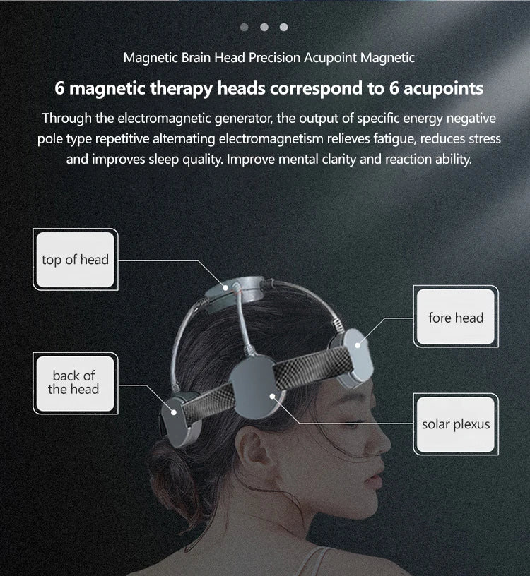 Transcranial Magnetic Stimulation Device for Home Wellness Therapy Massage Chairs Tidesmit