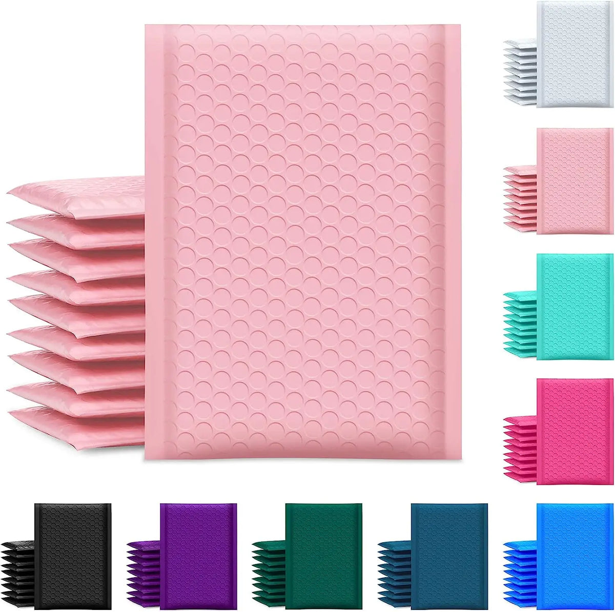 Luxury Clothing Book Shipping Express Package Custom Mailing Bags Eco-friendly Matte Black Bubble Poly Mailer Bags