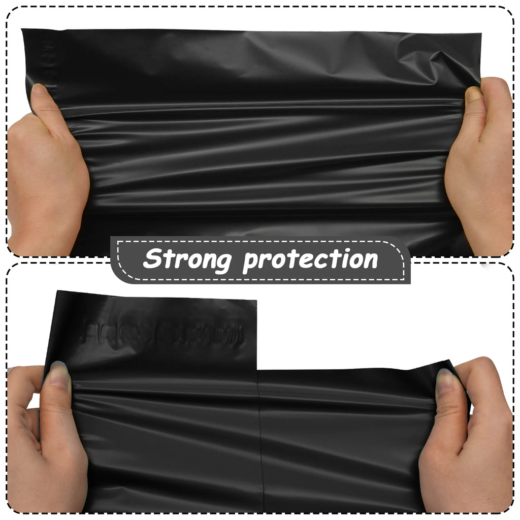 100 Pack 10x13 Inch Gold Polka Dot Poly Mailers Self-Seal Thick Waterproof Shipping Bags Eco-Friendly Biodegradable for Clothing