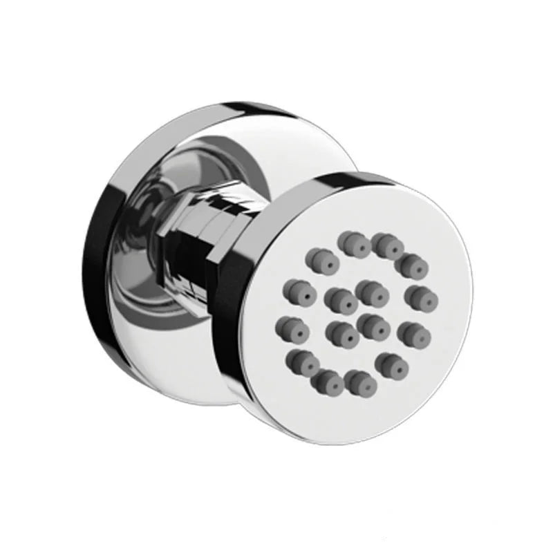 Body Shower Jets Bathroom Solid Brass Square Chrome Plated Spray Shower Head Sprayer Set Saving Water Spa Bath Massage Jet