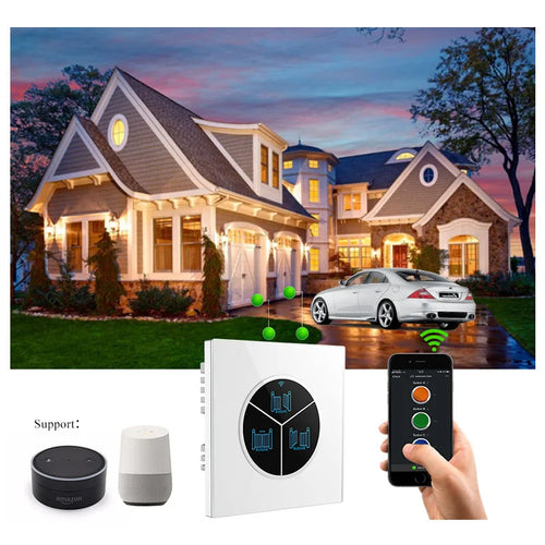 2019 New Product Wireless Remote Control Switch for Garage Door 86mmx86mm Uk Standard Tidesmit