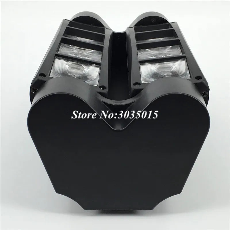 2pcs/lot 8x3W Mini LED Spider Light Sound Mode LED Moving Head Lights LED Beam Stage Dance Hall DJ Bars Party DMX512 Disco Lighting