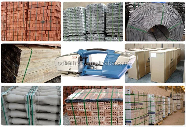 Electric Battery Powered Light Weight Pallet Portable Handheld Manual PET Plastic Strapping Band Machine Tools