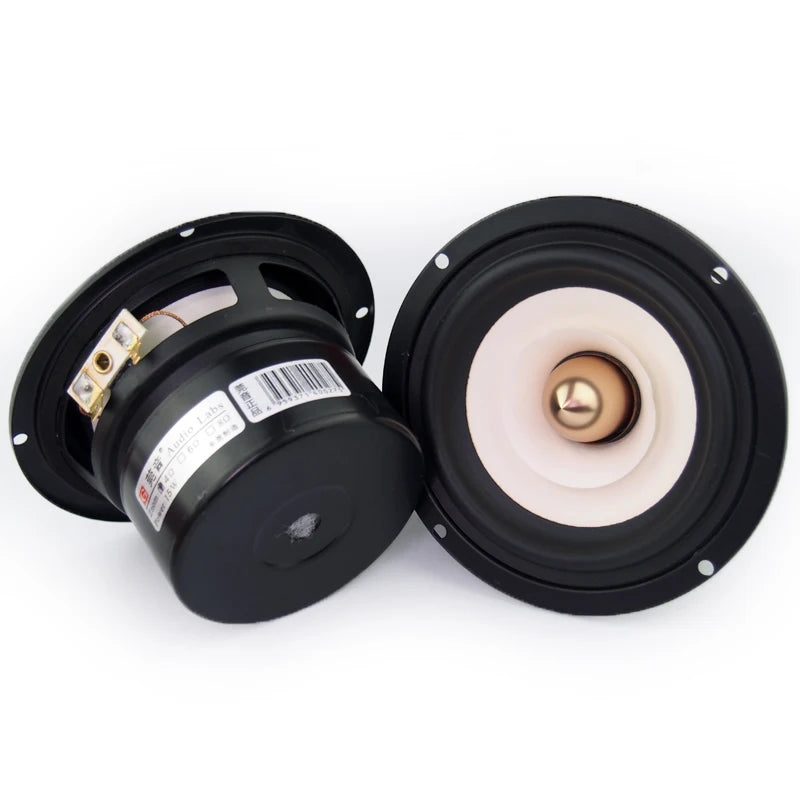 2pcs/lot Sounderlink Audio Labs Top End 4 inch Full Range Monitor Speaker Tweeter Woofer Aluminum Bullet Hea 2 Layer Kapton Cone