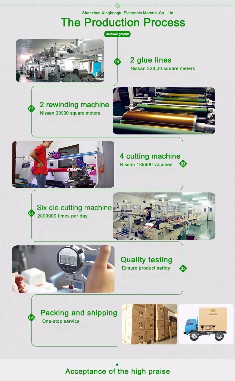 0.05mm thin polyester acrylic adhesive double sided tape