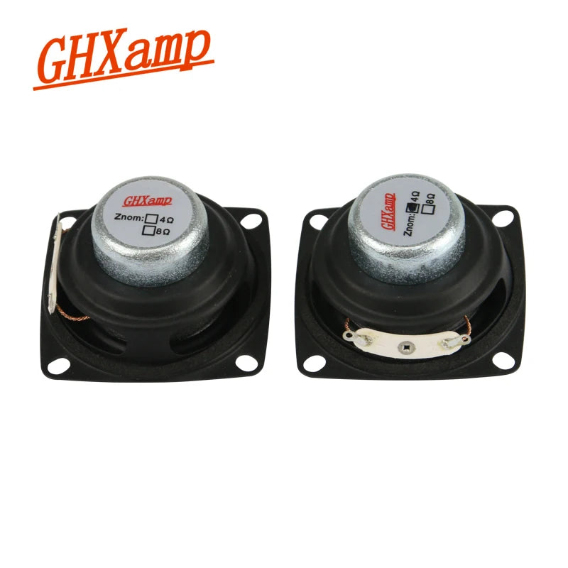 GHXAPM 2PC 2 inch 4OHM 12W Full Range Speakers Magnetic High-power Alto Treble Vocal Sound Desktop PC Speaker DIY